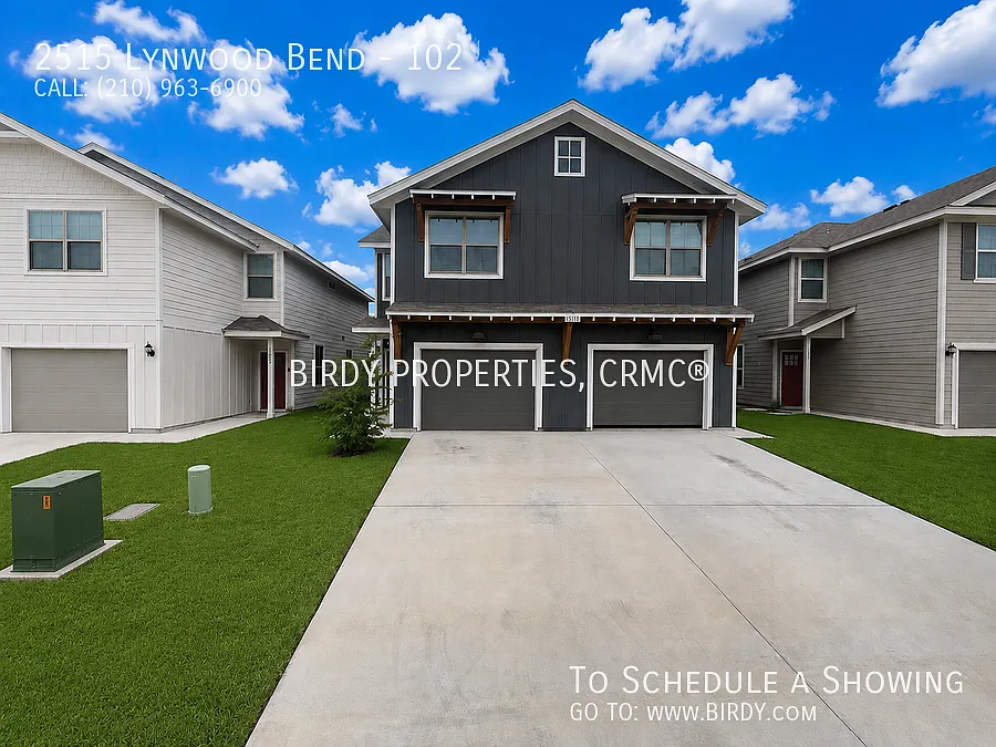 "Charming 3-Bedroom Duplex with 2.5 Baths at 2515 Lynwood Bend, San Antonio - Spacious Living Awa... — Photo 1