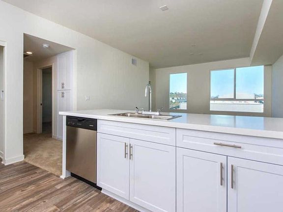 Open floor concept from the Kitchen, flowing into the living room.