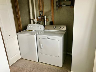 washer and dryer included for your use
