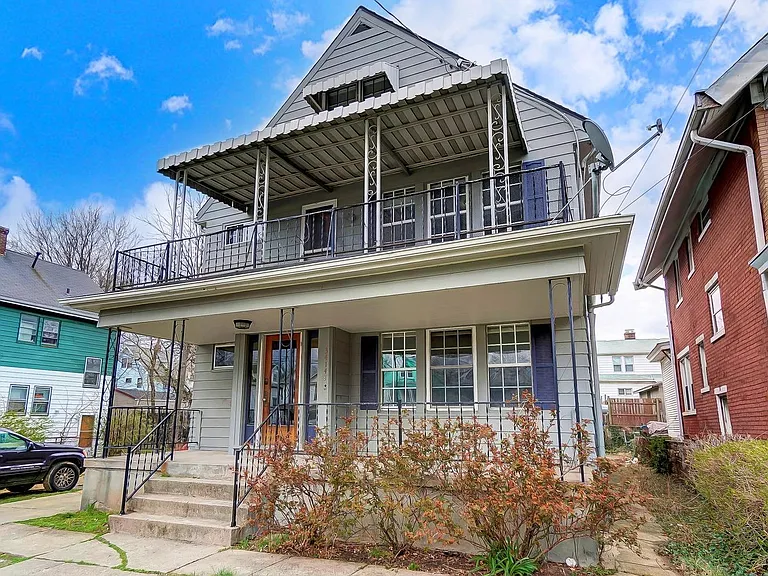 Front right of house