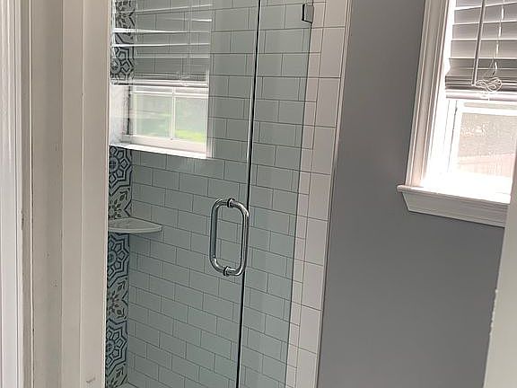Master shower