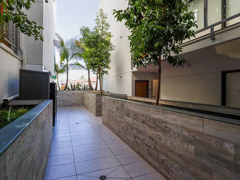 Lower Level of the Interior Courtyard Space