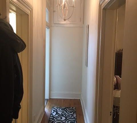 Hallway w/upper storage