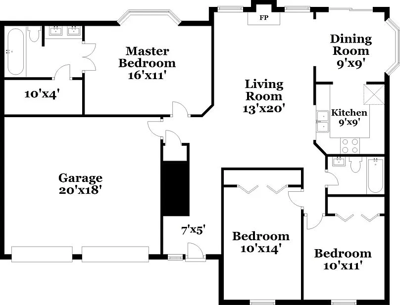 3 bed, 2.0 bath, 1362 sqft, $2,145 — Photo 2