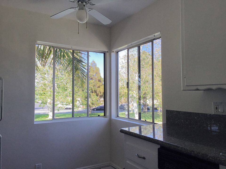 kitchen view of the greenbelt