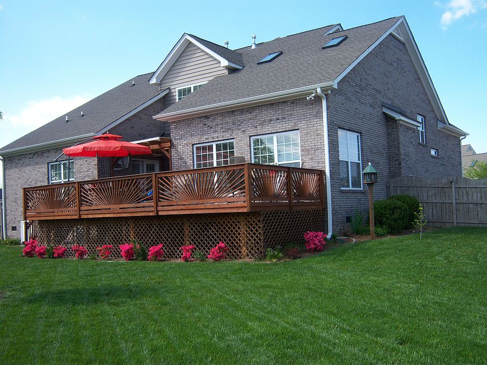 Back yard of 23 Pond Bluff Lane