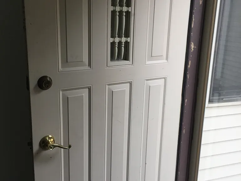 Front door opens into entry & adjacent to kitchen pictured