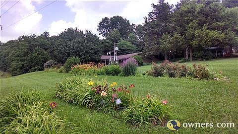 view from lower driveway