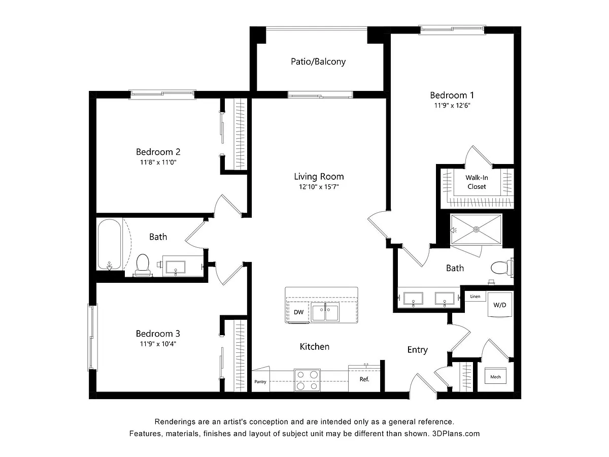Floor plan C1