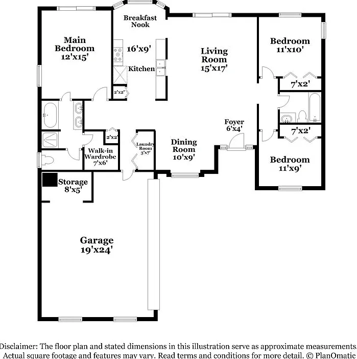 3 bed, 2.0 bath, 1550 sqft, $2,640 — Photo 2