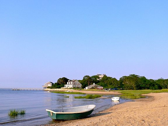 Beach on the Bay at the end of the road
