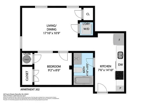 Floor plan 202 302 402