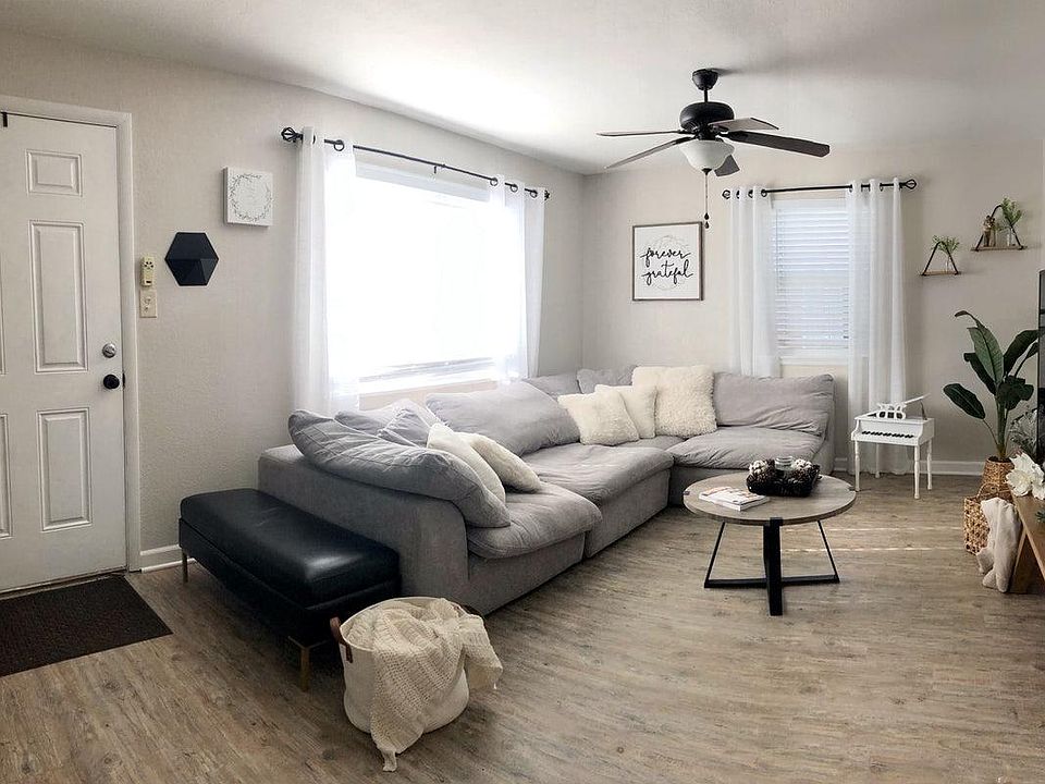 This is a furnished photo, different flooring is shown in this picture.