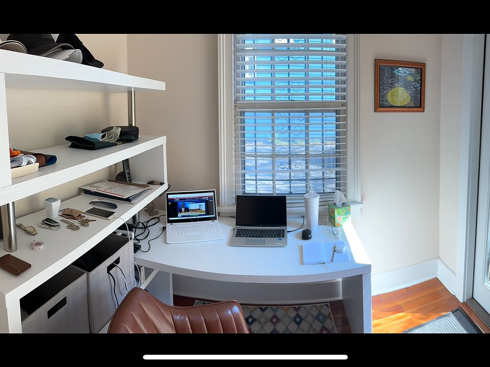 Office and backyard
