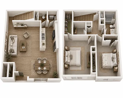 Floor plan TS 2x1.5