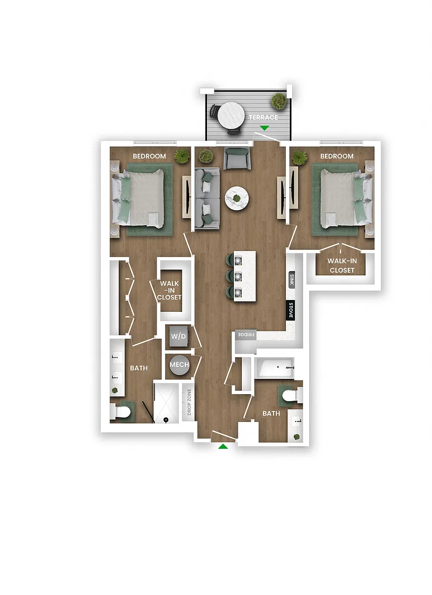 Floor plan B3B