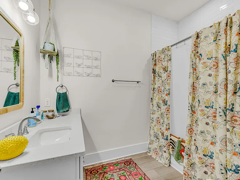 Second bathroom convenient to the main living area and second bedroom