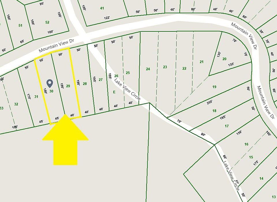 2nd image of 0 Mountain View Dr Lot 29&30