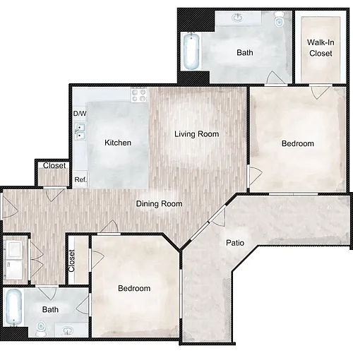 Floor plan B4A