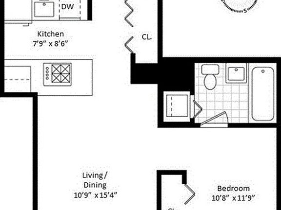 2nd image of 450 W 17th St APT 1406