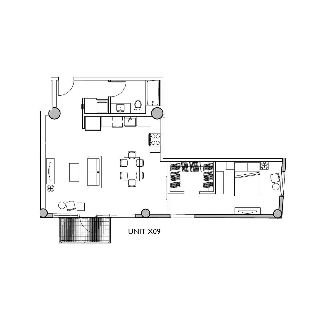 Floor plan Laughtner