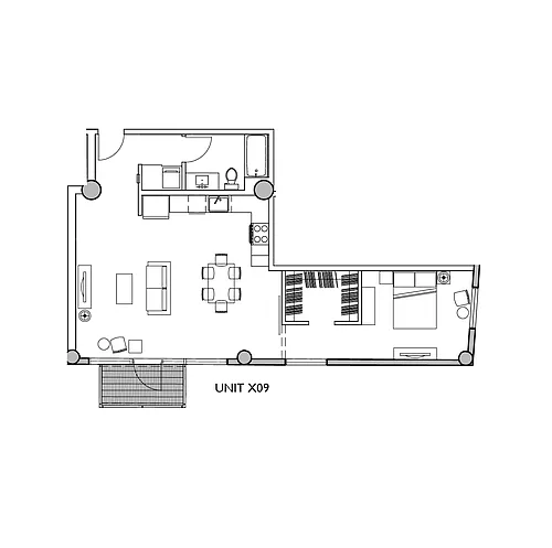 Floor plan Laughtner