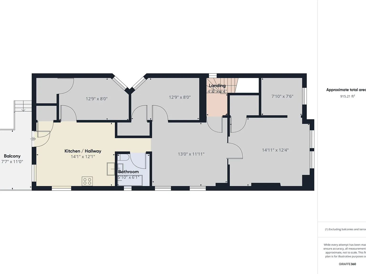 3 bed, 915 sqft, $4,000 — Photo 2