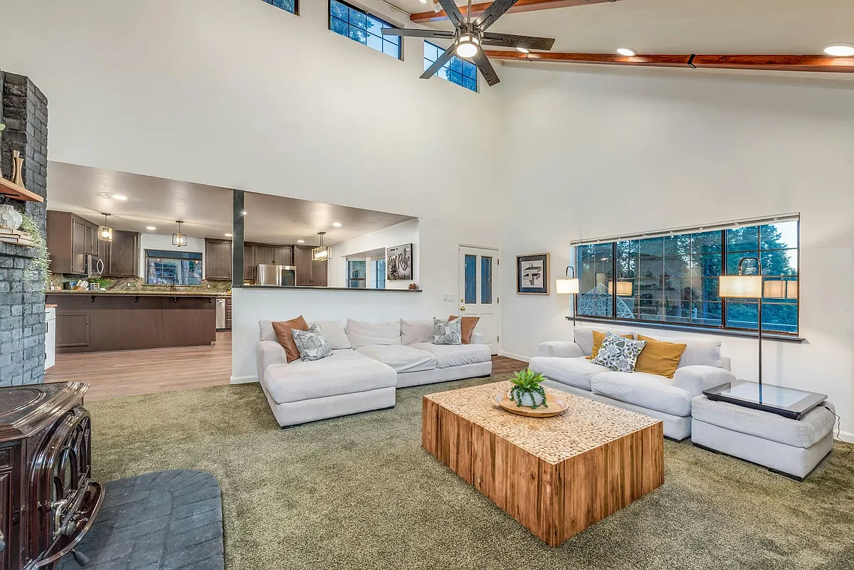 Family Room is open to the Kitchen. Furniture is for illustrative purposes. - 5161 Adney Way