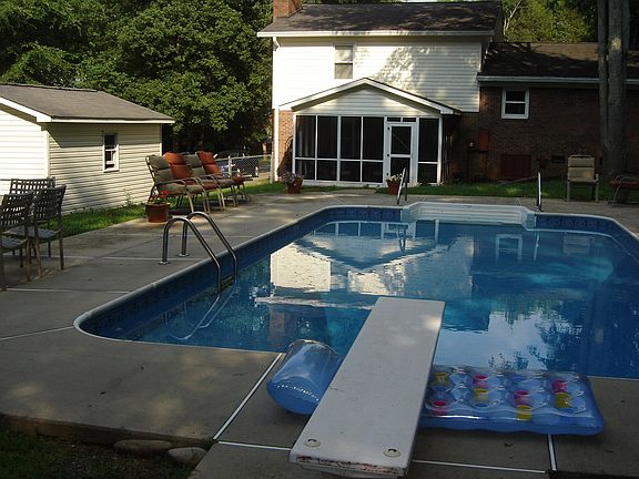 in ground functioning pool