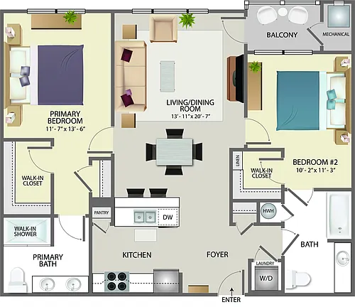Floor plan 2H