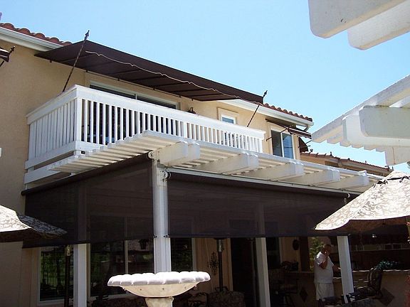 Master Balcony, mountain, sunset, and golf course views