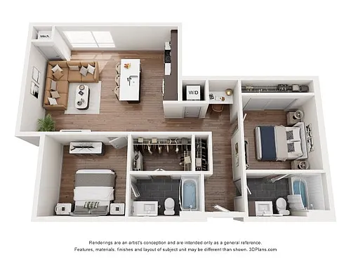 Floor plan Parton