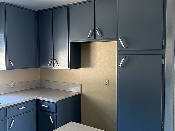 Plenty of extra kitchen cabinets