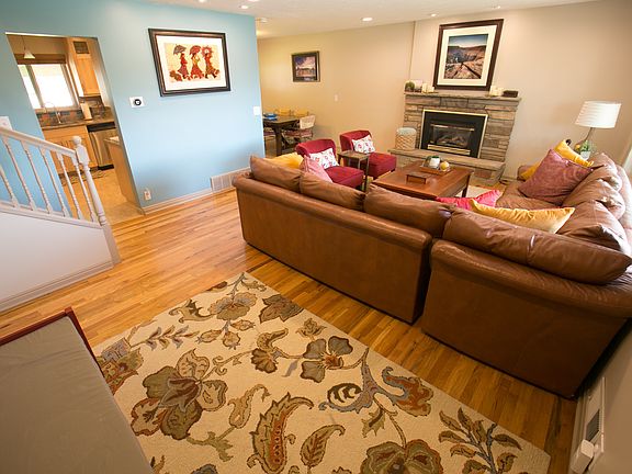 Front entry and living room
