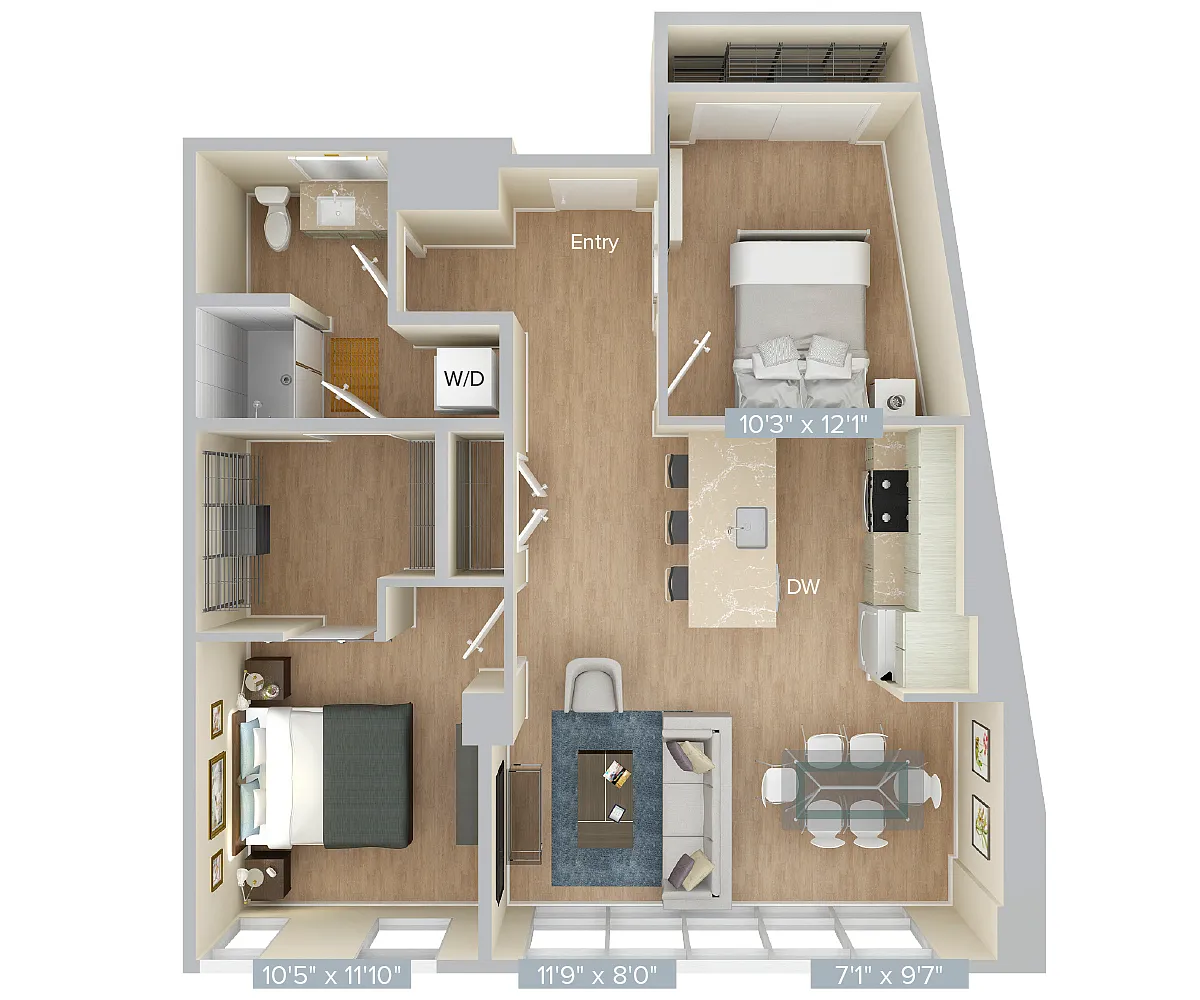 Floor plan B11-1027