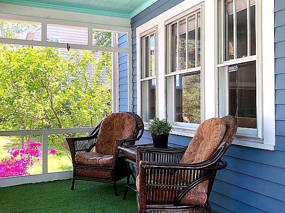 Front screened in porch.