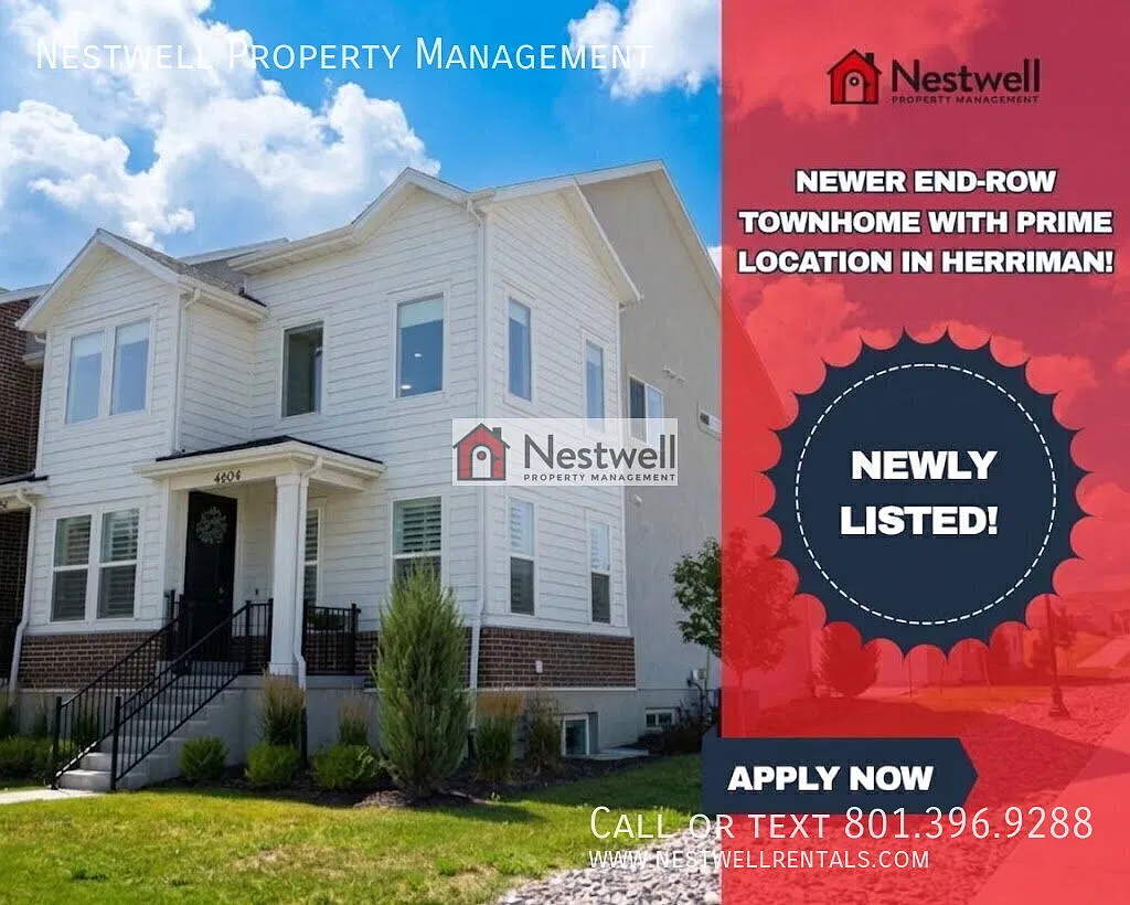 Newer end-row Townhome with prime location in Herriman! — Photo 1