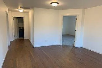 This house does not have laminate upstairs. It is all carpet.