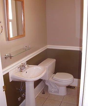 totally redone bathroom