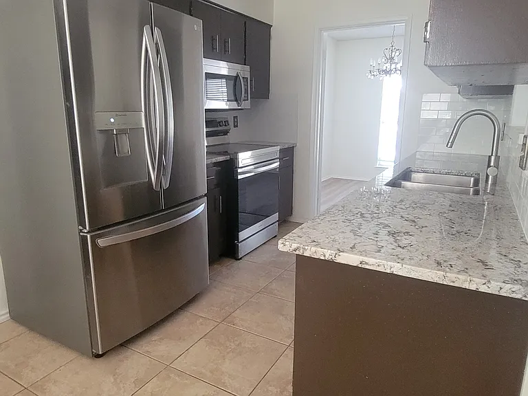 Updated kitchen with new appliances
