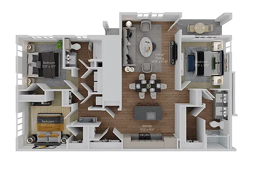 Floor plan The Flat (Select C1L)