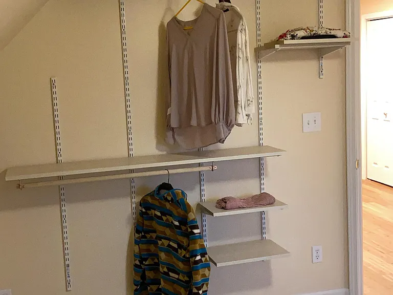 bedroom (open storage/closet)
