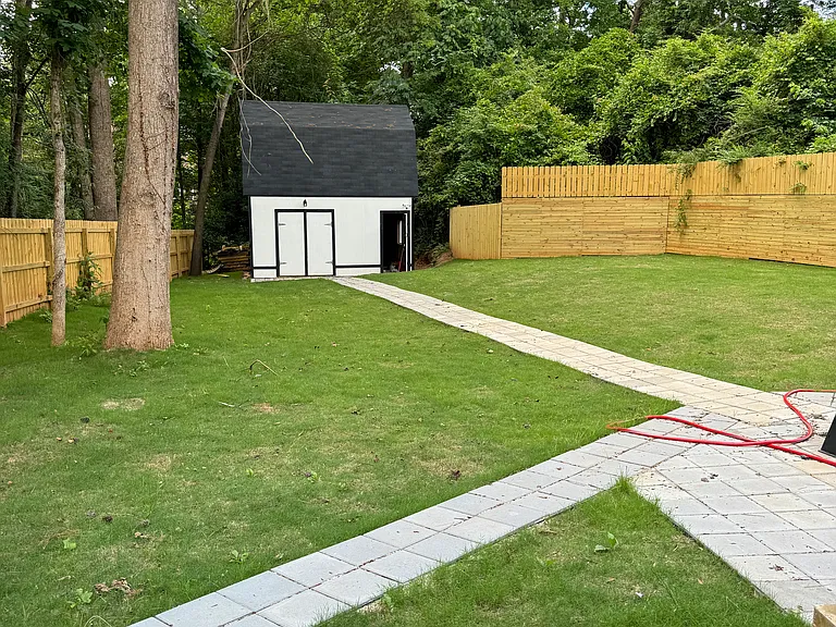 Shared backyard