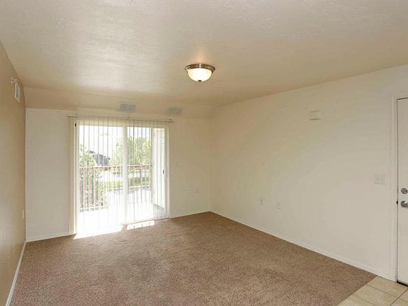Living room with attached balcony