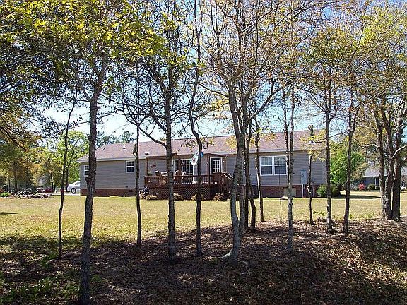 Large corner lot is just under 1 acre