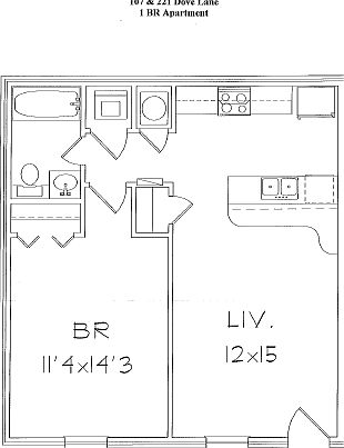 3rd image of 107 W Dove Ln #1B-1BA-700SQFT