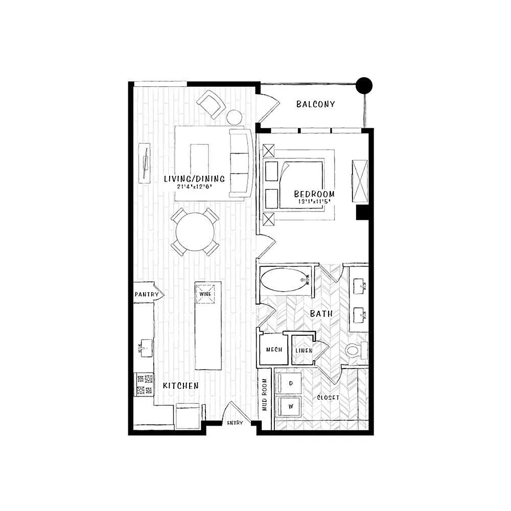 Floor plan A6B