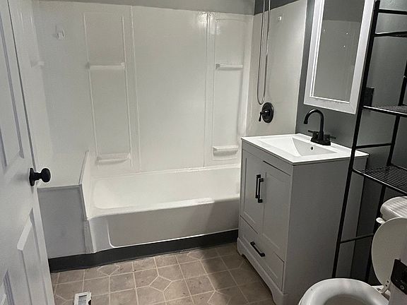 First floor full bathroom