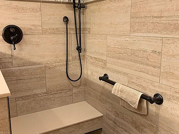 Master bath walk in shower