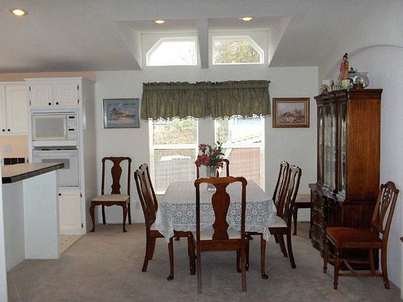 Elegant formal dining room.